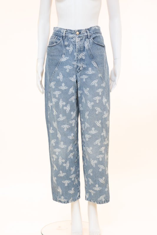 Vivienne Westwood 1985 Orb Printed Jeans