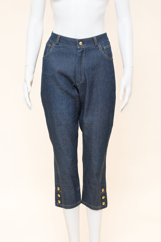 Christian Dior 2000 Denim Capri Jeans