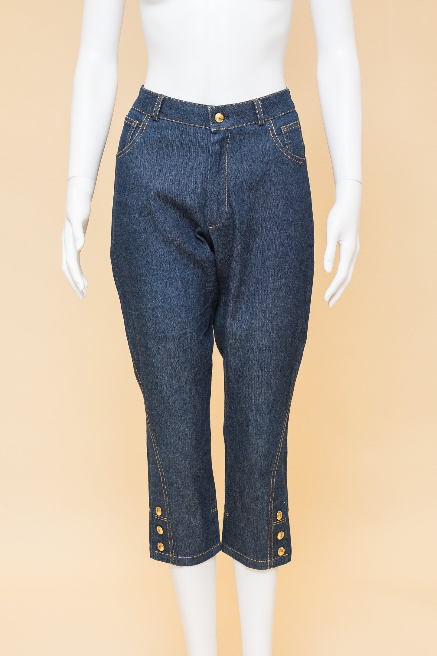 Christian Dior 2000 Denim Capri Jeans