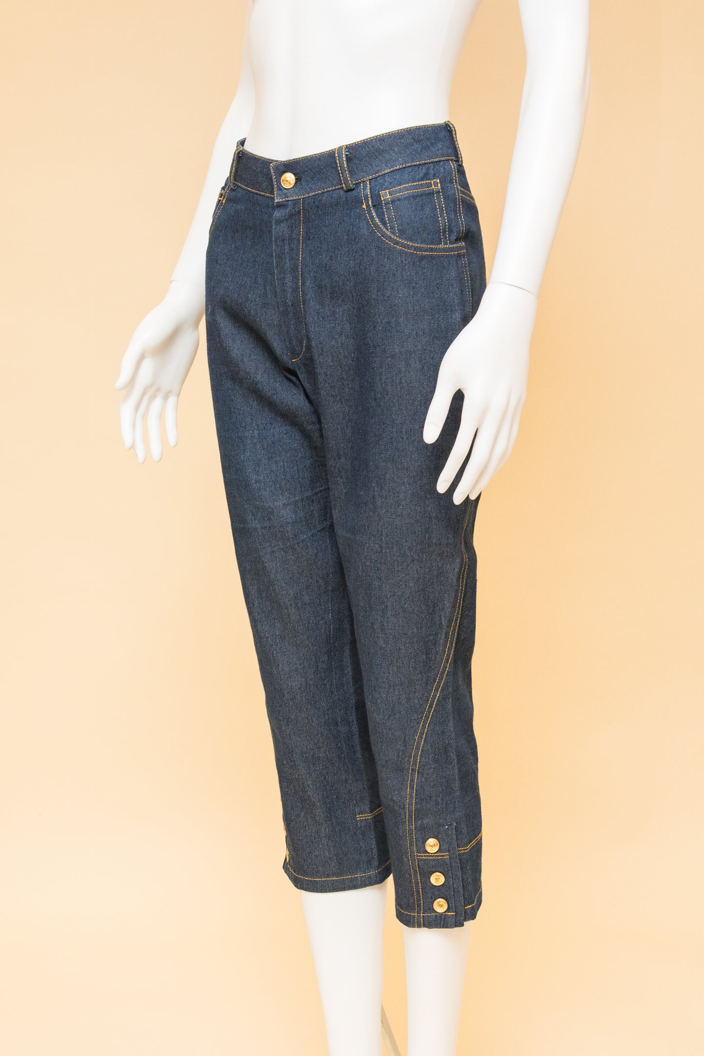 Christian Dior 2000 Denim Capri Jeans