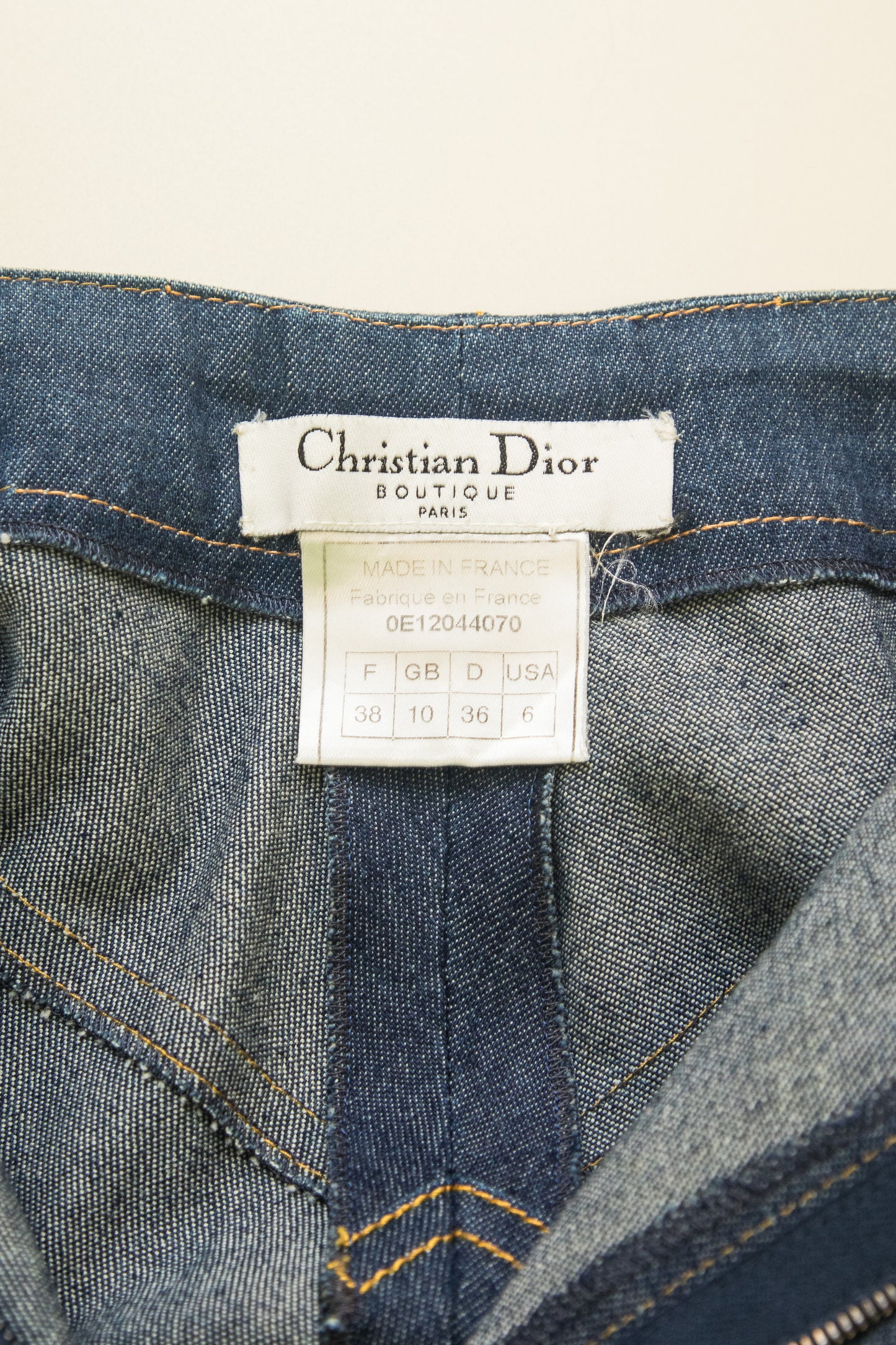 Christian Dior 2000 Denim Capri Jeans