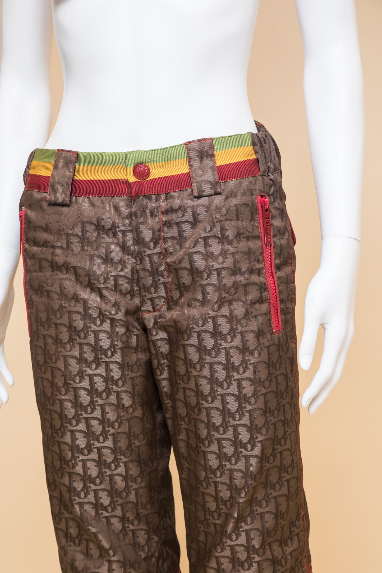 Christian Dior 2004 Rasta Ski Trousers