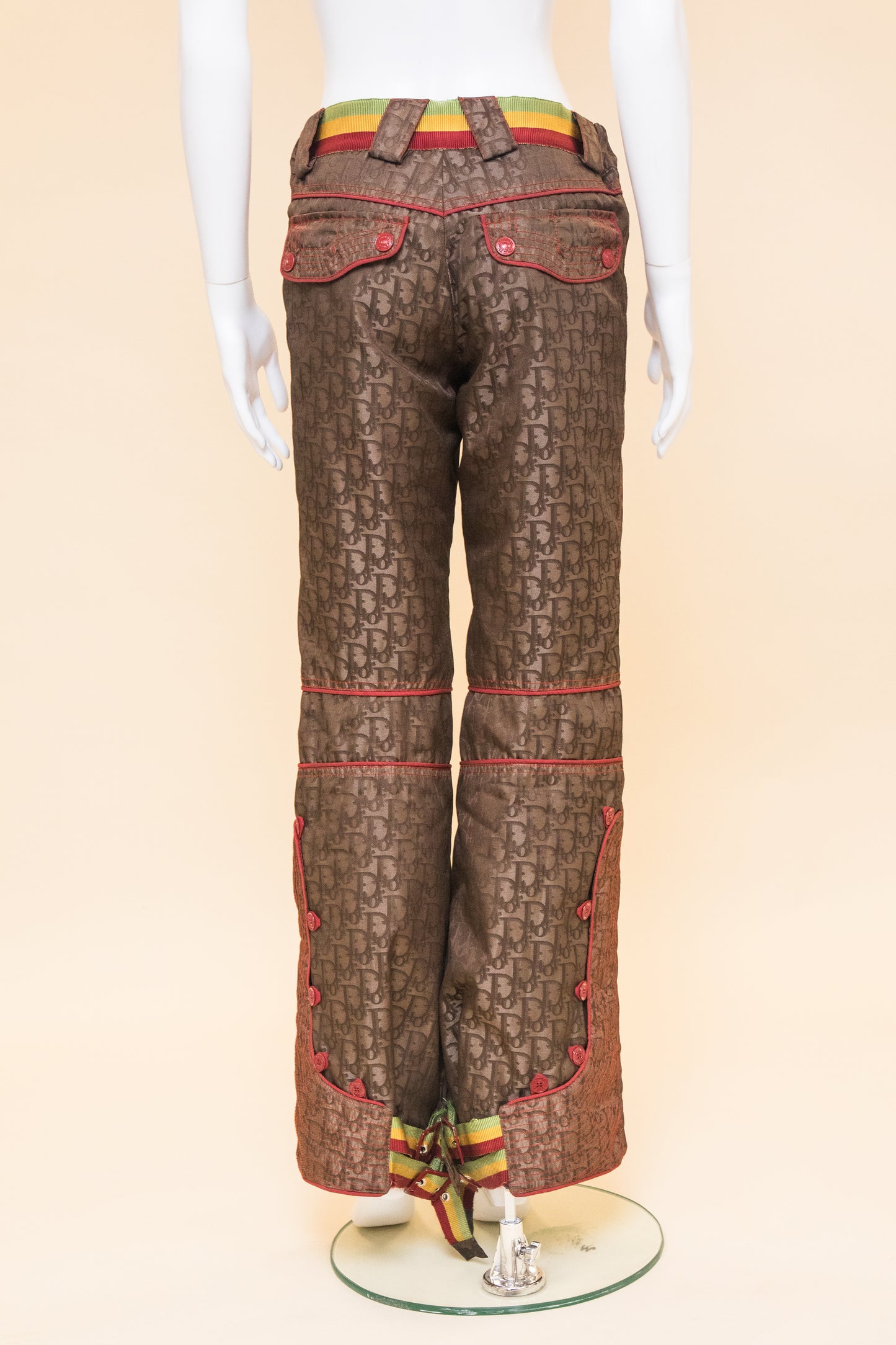 Christian Dior 2004 Rasta Ski Trousers