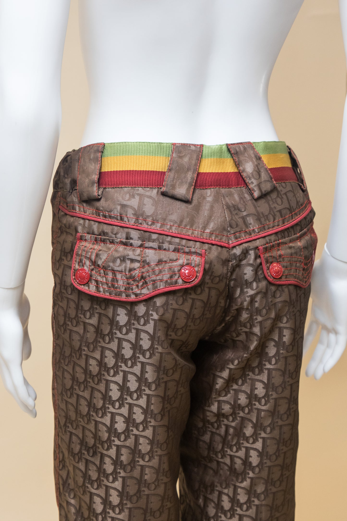 Christian Dior 2004 Rasta Ski Trousers