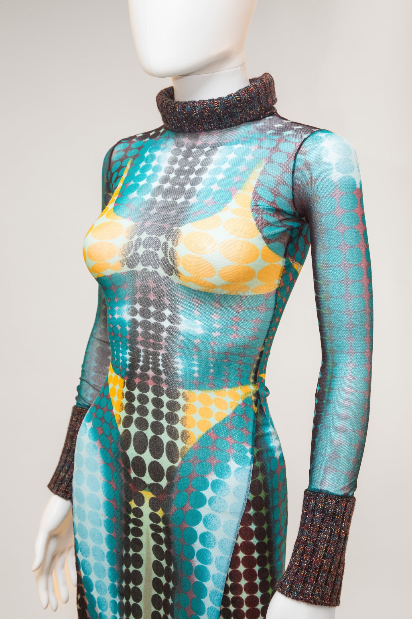 Jean Paul Gautier 1995 cyber dots dress
