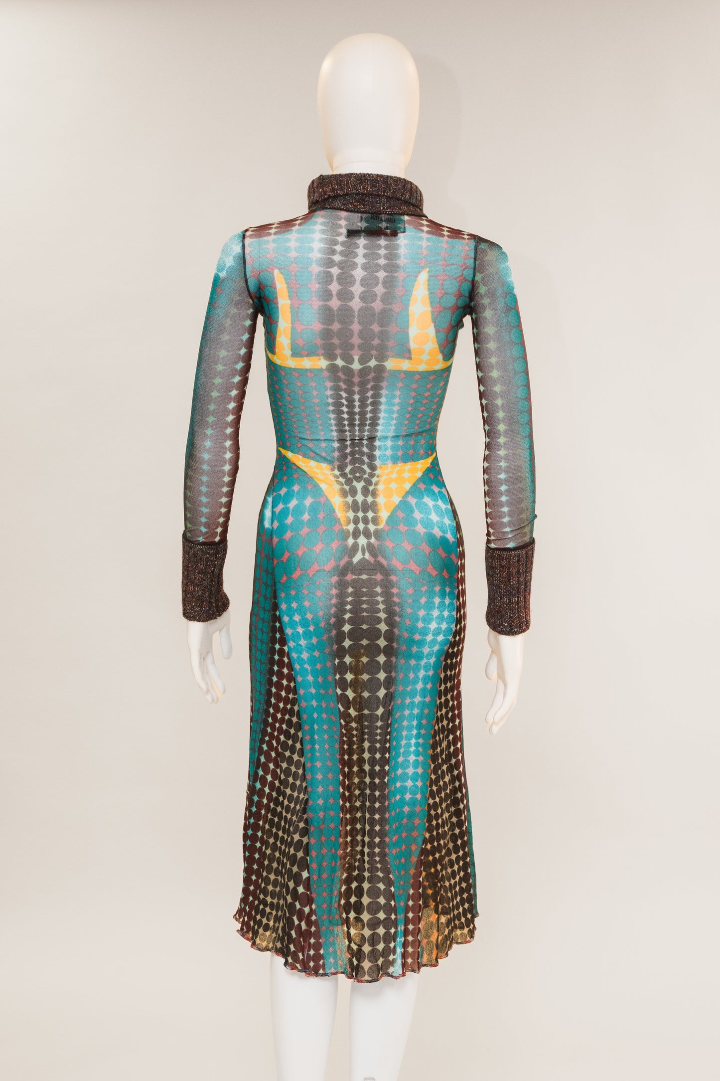 Jean Paul Gautier 1995 cyber dots dress