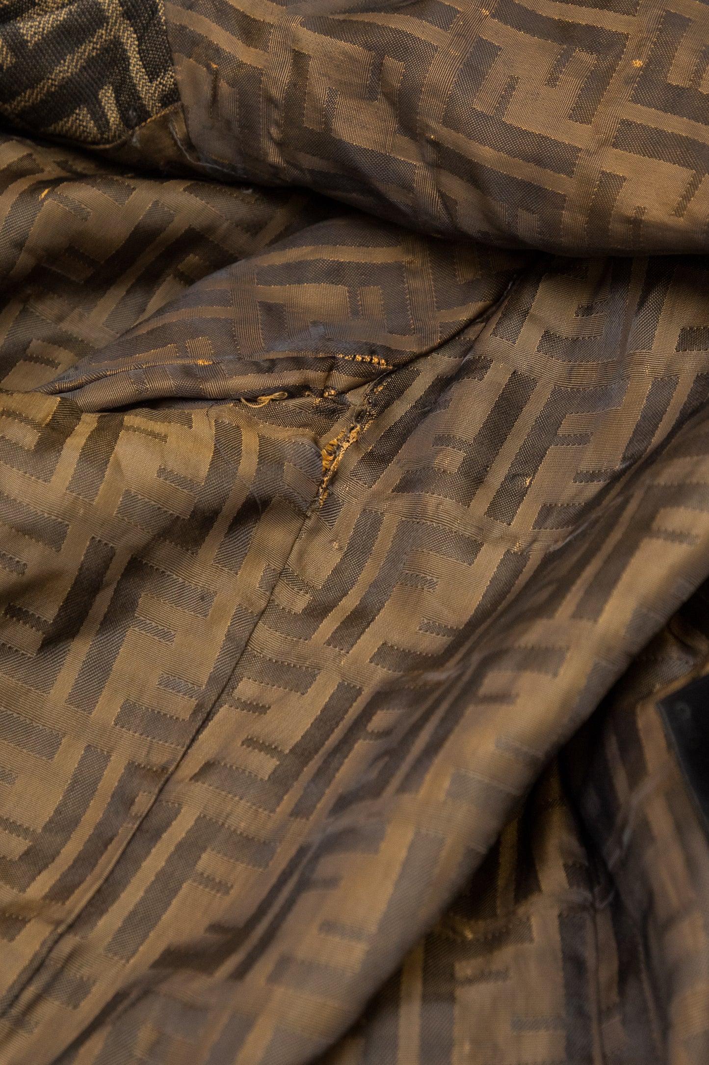Fendi Zucca Monogram Macintosh Jacket
