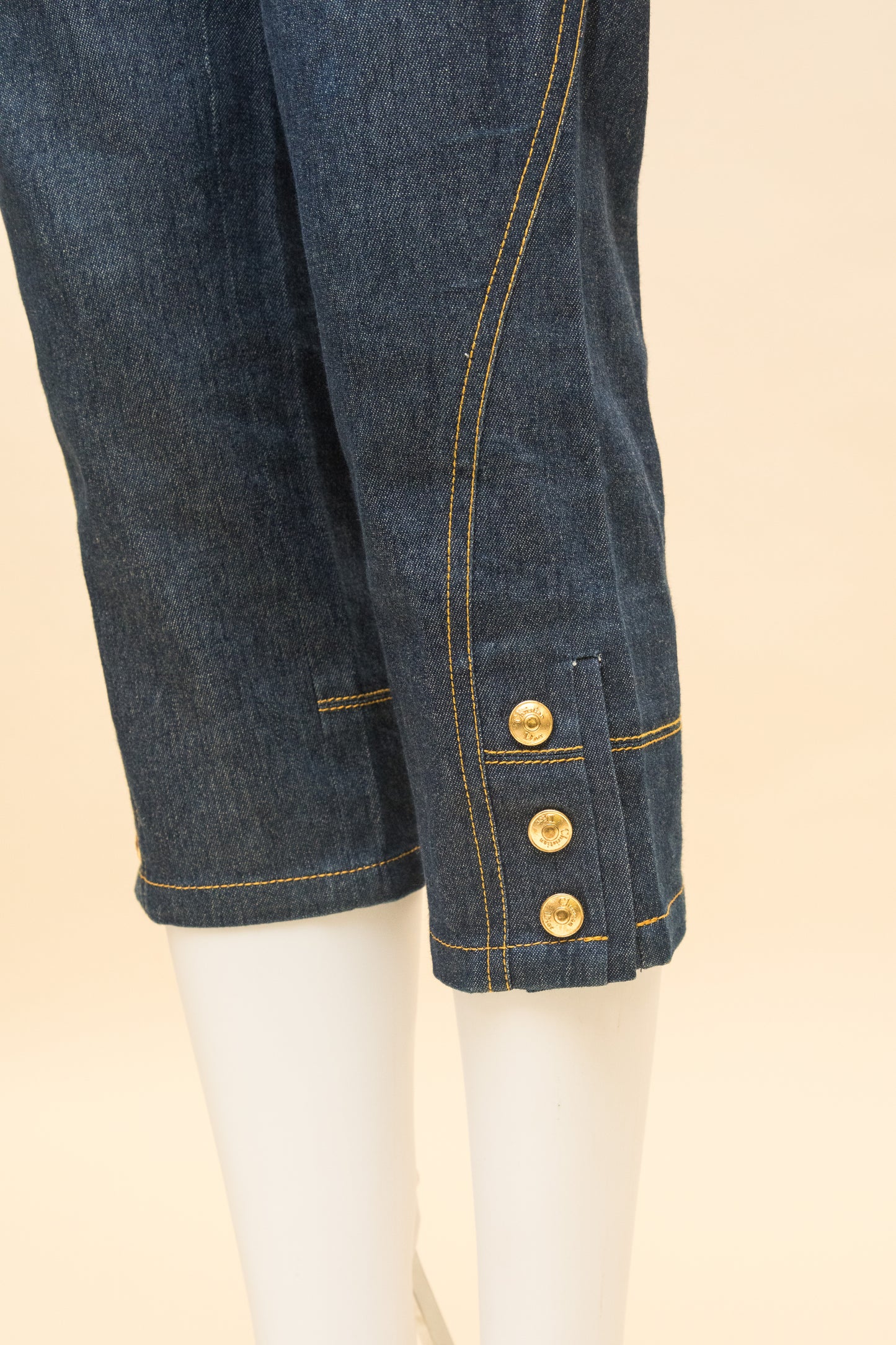 Christian Dior 2000 Denim Capri Jeans