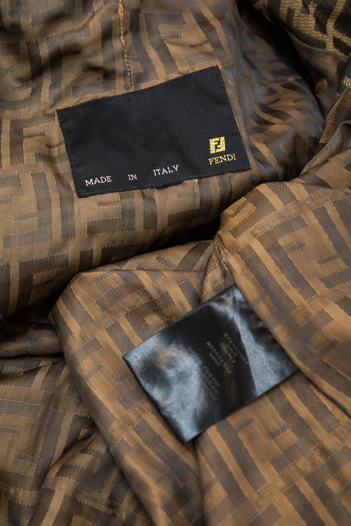 Fendi Zucca Monogram Macintosh Jacket